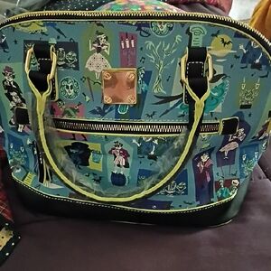 Stylish Blue and Black Women's Bag